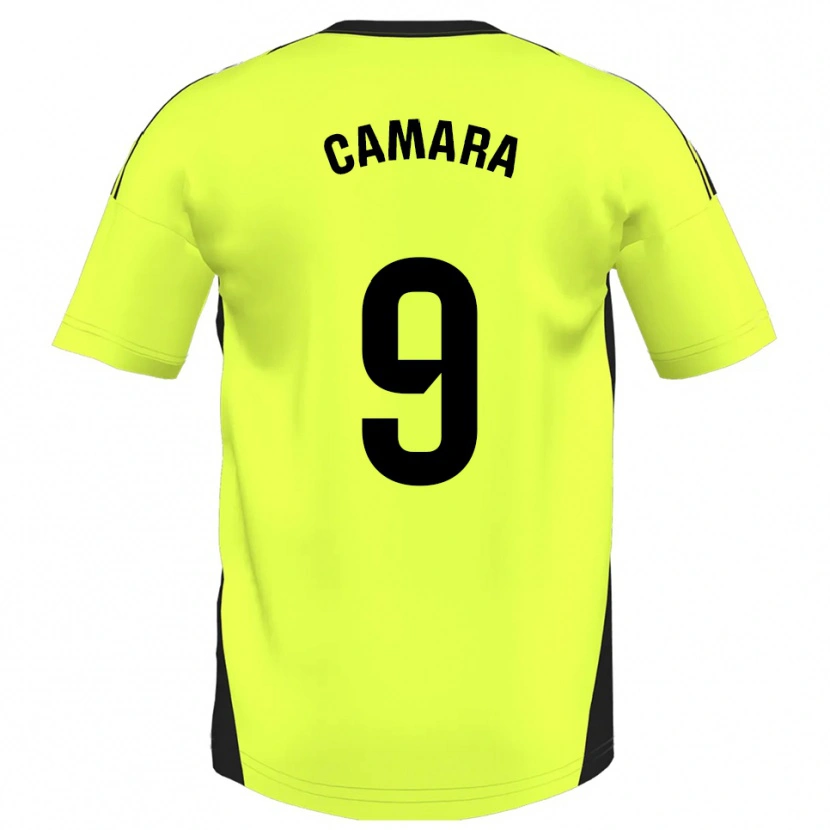 Danxen Mulher Camisola Aaron Cámara #9 Amarelo Fluorescente Alternativa 2025/26 Camisa Brasil