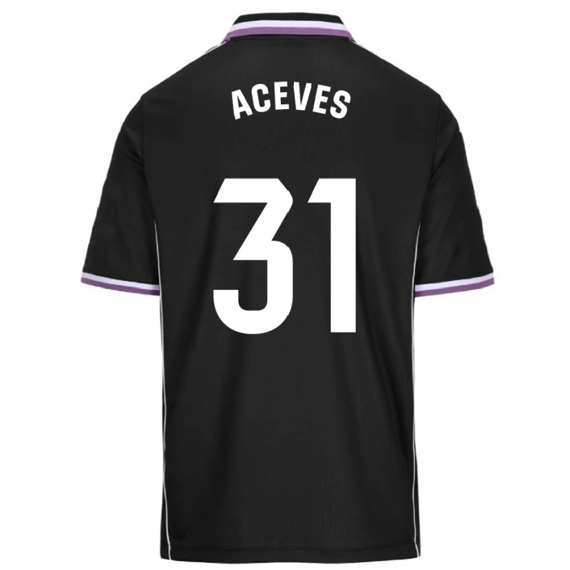 Danxen Mulher Camisola Álvaro Aceves #31 Roxo Preto Alternativa 2025/26 Camisa Brasil