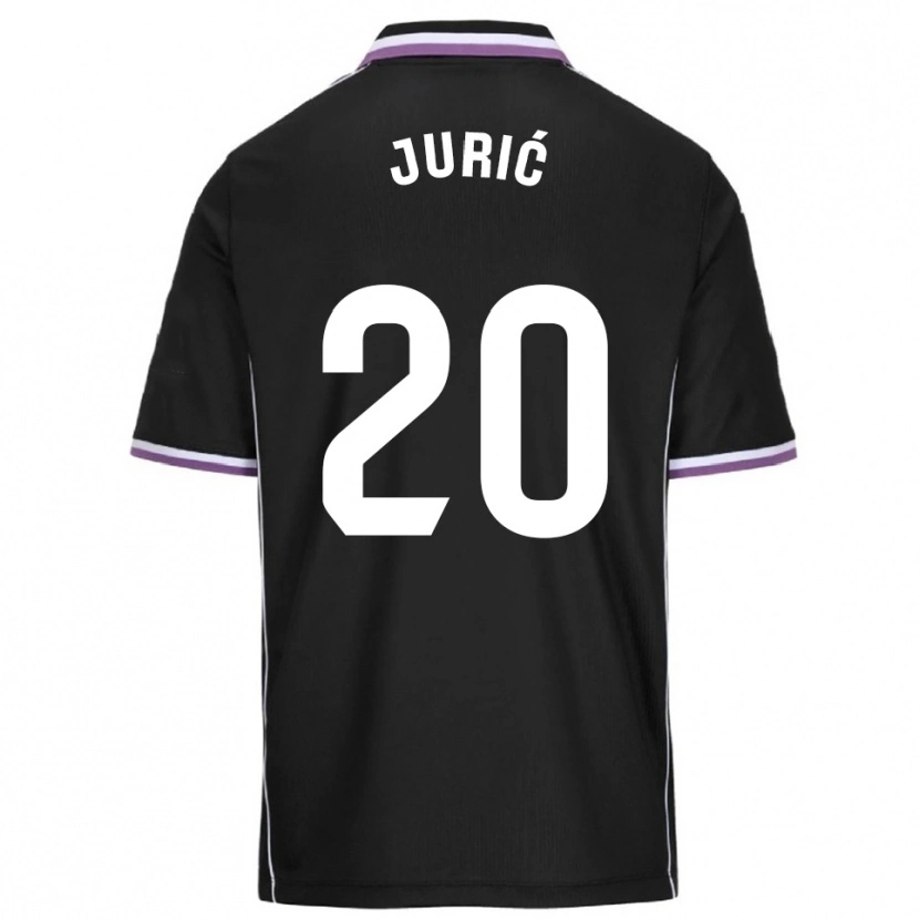 Danxen Mulher Camisola Stanko Juric #20 Roxo Preto Alternativa 2025/26 Camisa Brasil