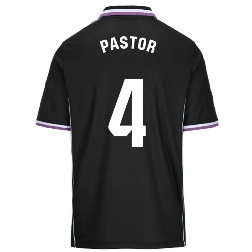 Danxen Mulher Camisola Alba Pastor Rodríguez #4 Roxo Preto Alternativa 2025/26 Camisa Brasil