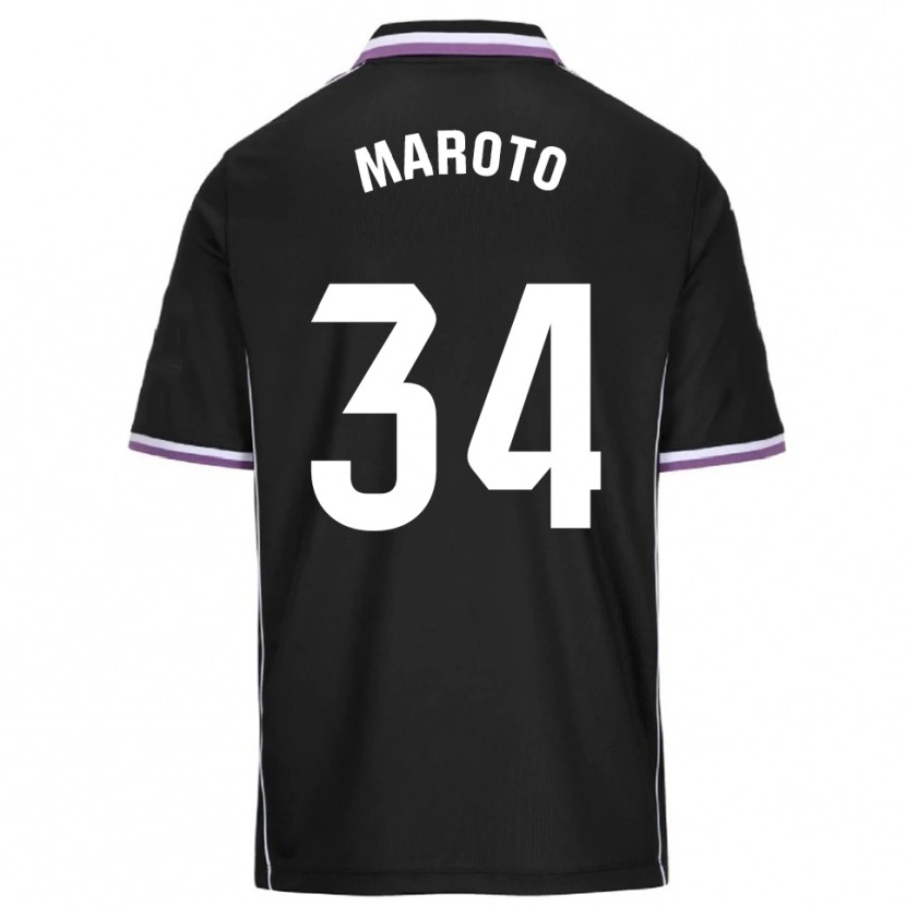 Danxen Mulher Camisola Mario Maroto #34 Roxo Preto Alternativa 2025/26 Camisa Brasil