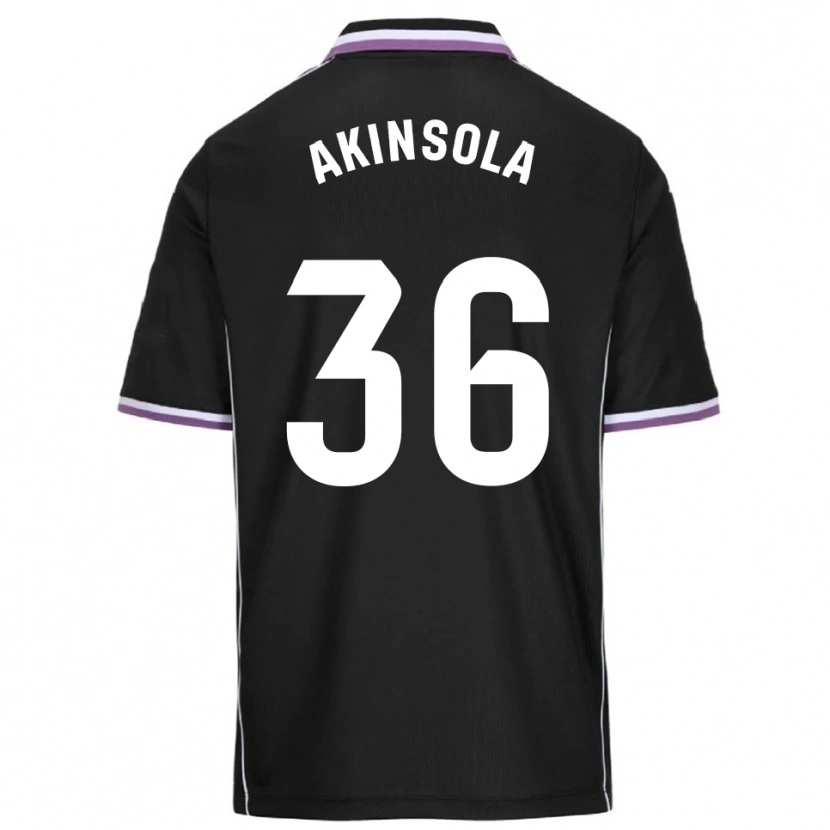Danxen Mulher Camisola Tunde Akinsola #36 Roxo Preto Alternativa 2025/26 Camisa Brasil