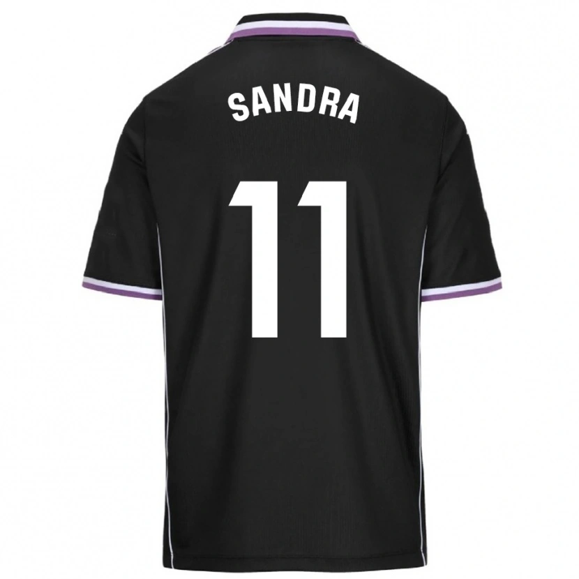 Danxen Mulher Camisola Sandra Luengo González #11 Roxo Preto Alternativa 2025/26 Camisa Brasil