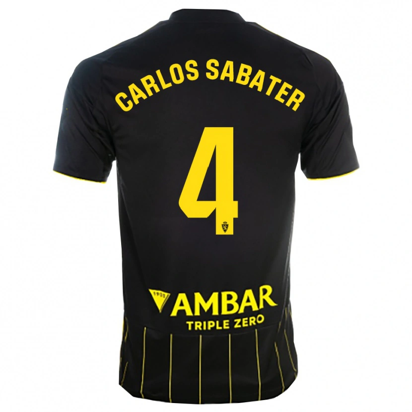 Danxen Mulher Camisola Juan Carlos Sabater #4 Preto Amarelo Alternativa 2025/26 Camisa Brasil