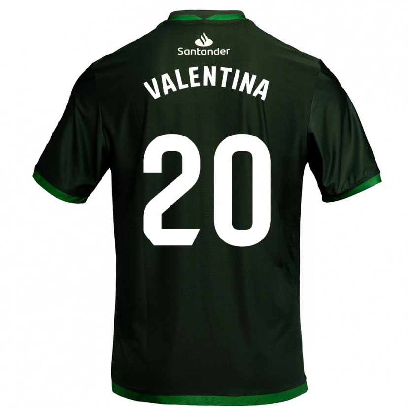 Danxen Mulher Camisola Valentina Lucumi Montoya #20 Verde Escuro Alternativa 2025/26 Camisa Brasil
