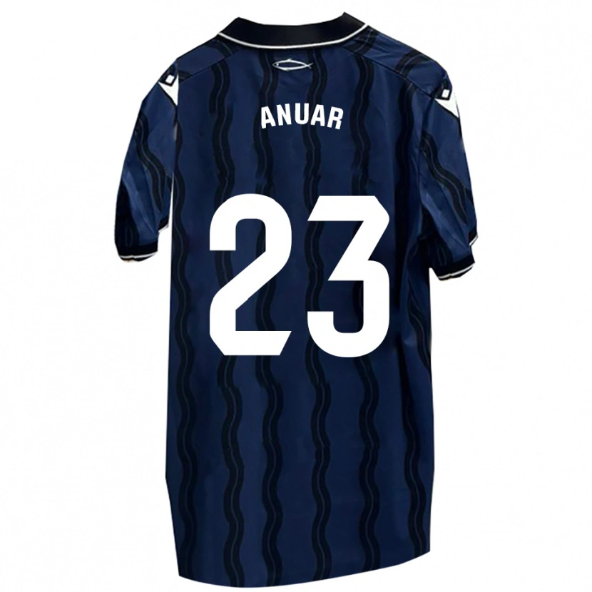 Danxen Mulher Camisola Anuar #23 Azul Escuro Preto Alternativa 2025/26 Camisa Brasil