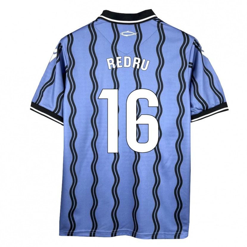 Danxen Mulher Camisola Carlos Redru #16 Azul Escuro Preto Alternativa 2025/26 Camisa Brasil