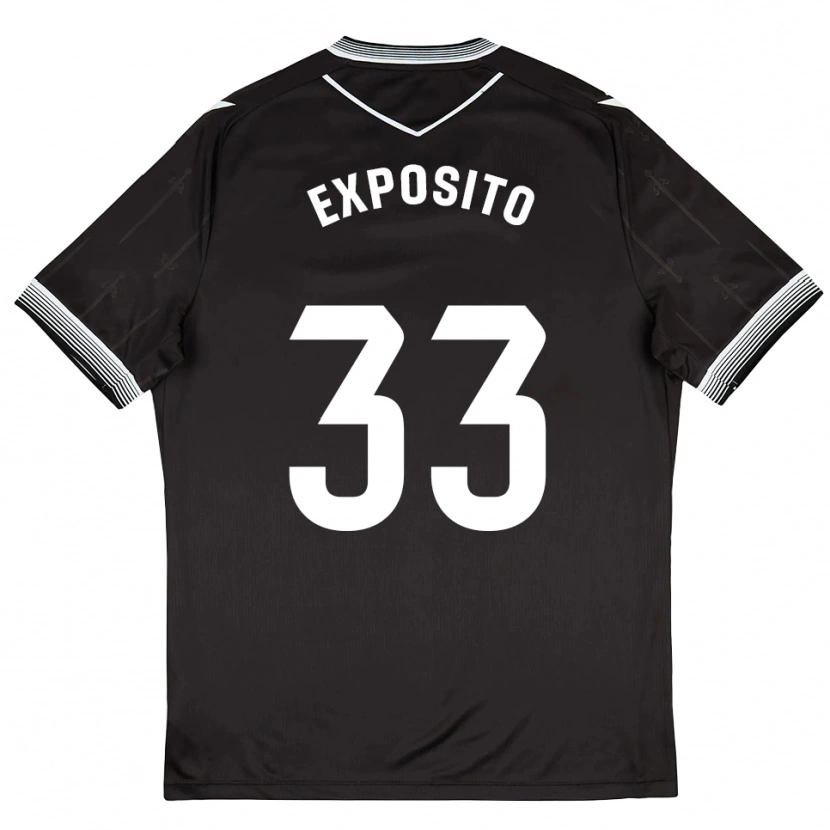 Danxen Mulher Camisola Marcelo Expósito #33 Preto Branco Alternativa 2025/26 Camisa Brasil