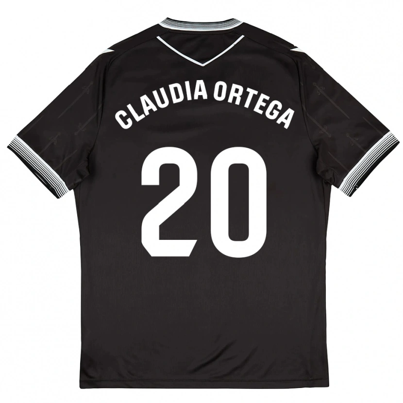 Danxen Mulher Camisola Claudia Ortega #20 Preto Branco Alternativa 2025/26 Camisa Brasil