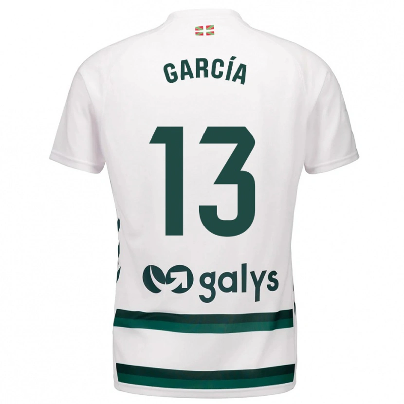 Danxen Mulher Camisola Jon García #13 Branco Verde Alternativa 2025/26 Camisa Brasil