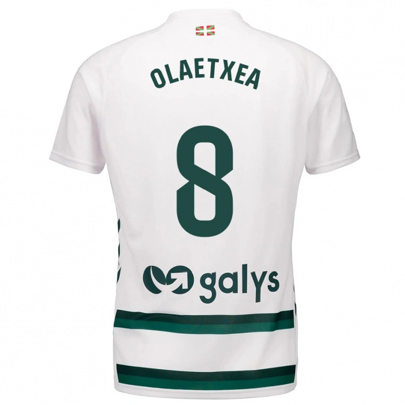 Danxen Mulher Camisola Lander Olaetxea #8 Branco Verde Alternativa 2025/26 Camisa Brasil