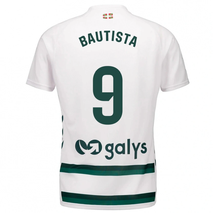 Danxen Mulher Camisola Jon Bautista #9 Branco Verde Alternativa 2025/26 Camisa Brasil