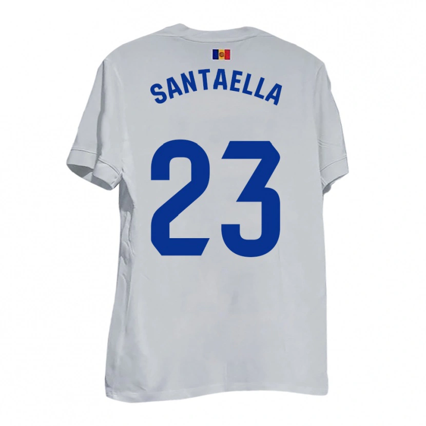 Danxen Mulher Camisola Yedid Santaella #23 Branco Azul Amarelo Alternativa 2025/26 Camisa Brasil