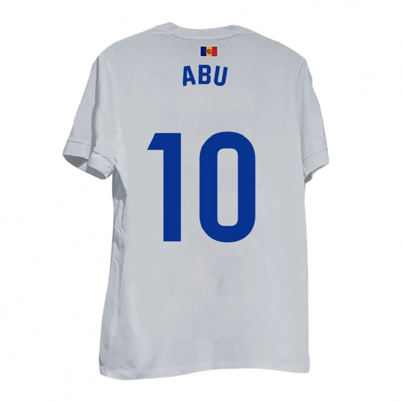 Danxen Mulher Camisola Abu #10 Branco Azul Amarelo Alternativa 2025/26 Camisa Brasil