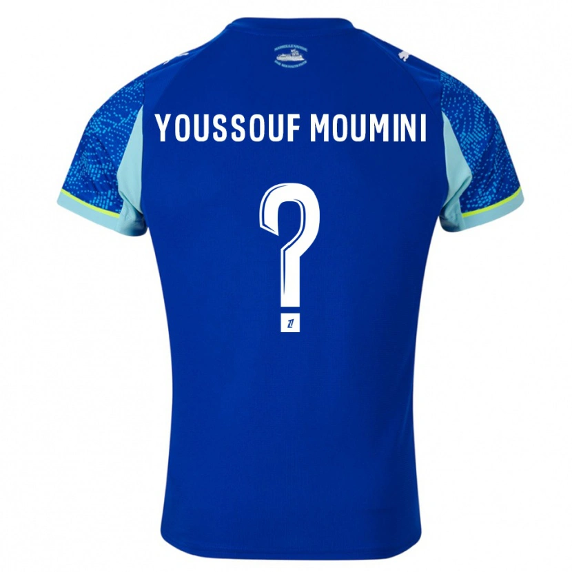 Danxen Mulher Camisola Yakine Youssouf Moumini #0 Azul Celeste Branco Terceiro 2025/26 Camisa Brasil