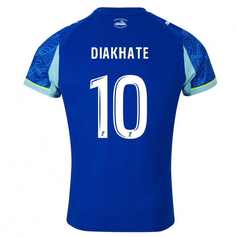 Danxen Mulher Camisola Ndeye Awa Diakhaté #10 Azul Celeste Branco Terceiro 2025/26 Camisa Brasil