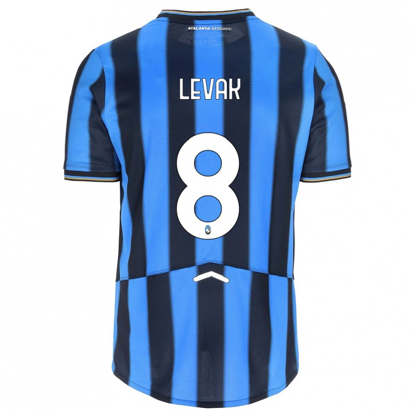 Danxen Criança Camisola Sergej Levak #8 Azul Celeste Preto Principal 2025/26 Camisa Brasil