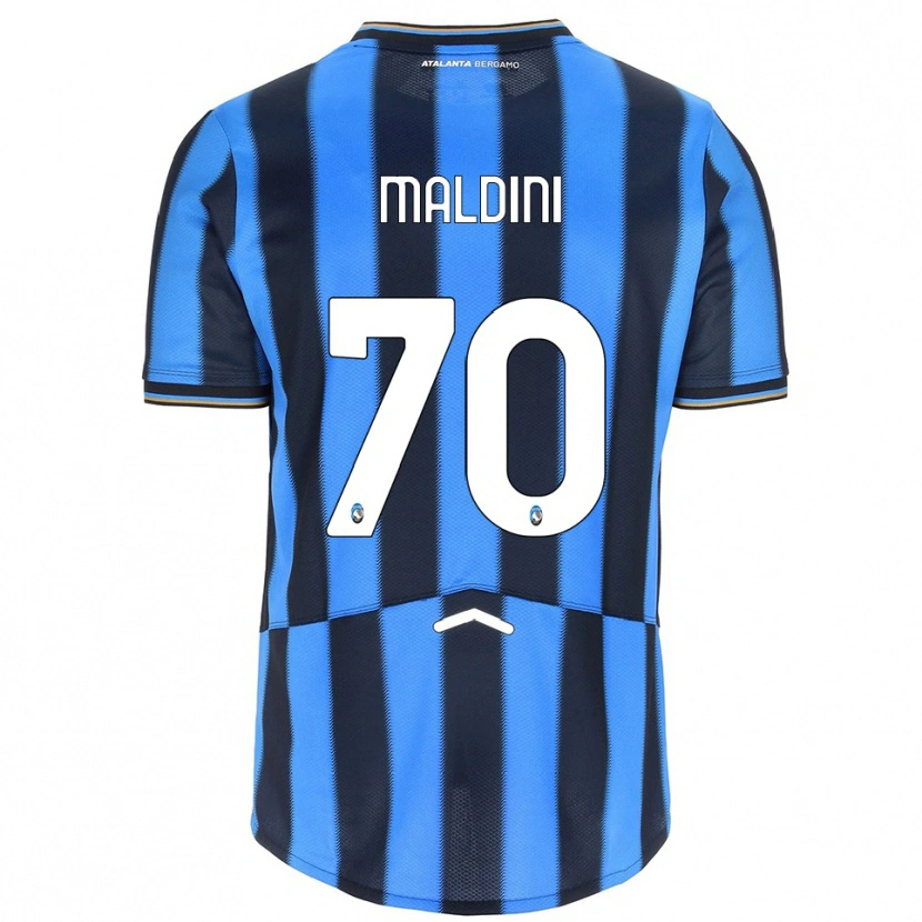 Danxen Criança Camisola Daniel Maldini #70 Azul Celeste Preto Principal 2025/26 Camisa Brasil