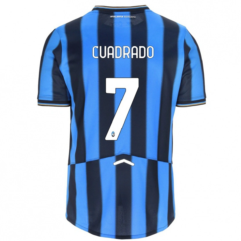 Danxen Criança Camisola Juan Cuadrado #7 Azul Celeste Preto Principal 2025/26 Camisa Brasil