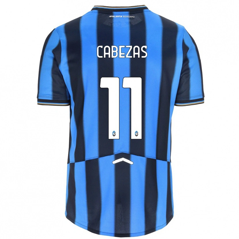 Danxen Criança Camisola Bryan Cabezas #11 Azul Celeste Preto Principal 2025/26 Camisa Brasil