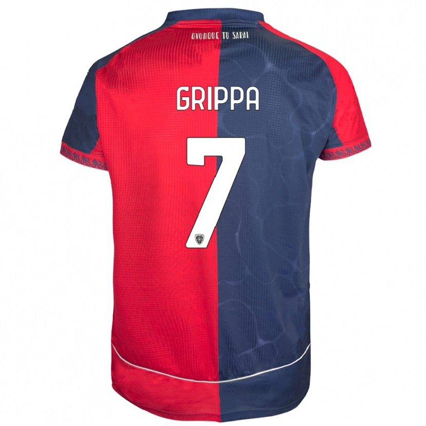 Danxen Criança Camisola Giosuè Grippa #7 Vermelho Marinho Principal 2025/26 Camisa Brasil