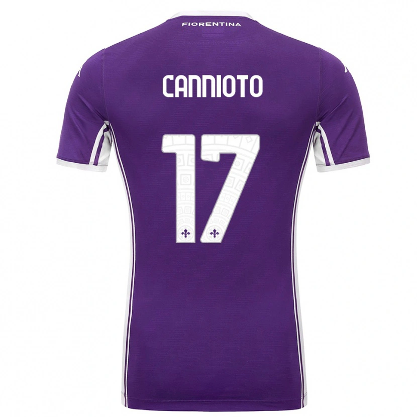 Danxen Criança Camisola Andrea Cannioto #17 Roxo Branco Principal 2025/26 Camisa Brasil