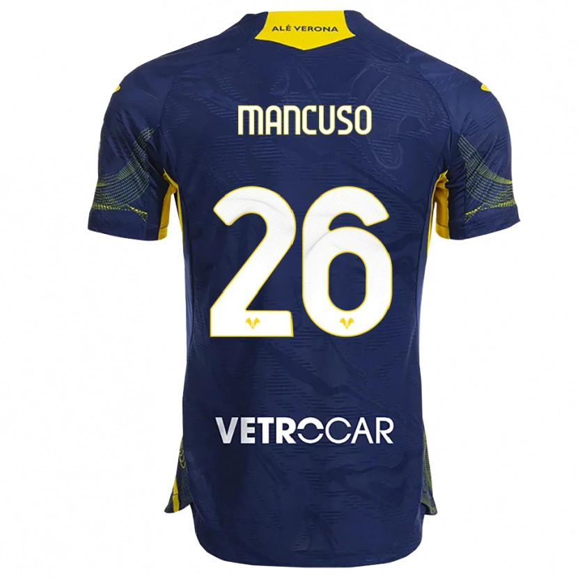 Danxen Criança Camisola Giulia Mancuso #26 Marinho Amarelo Principal 2025/26 Camisa Brasil