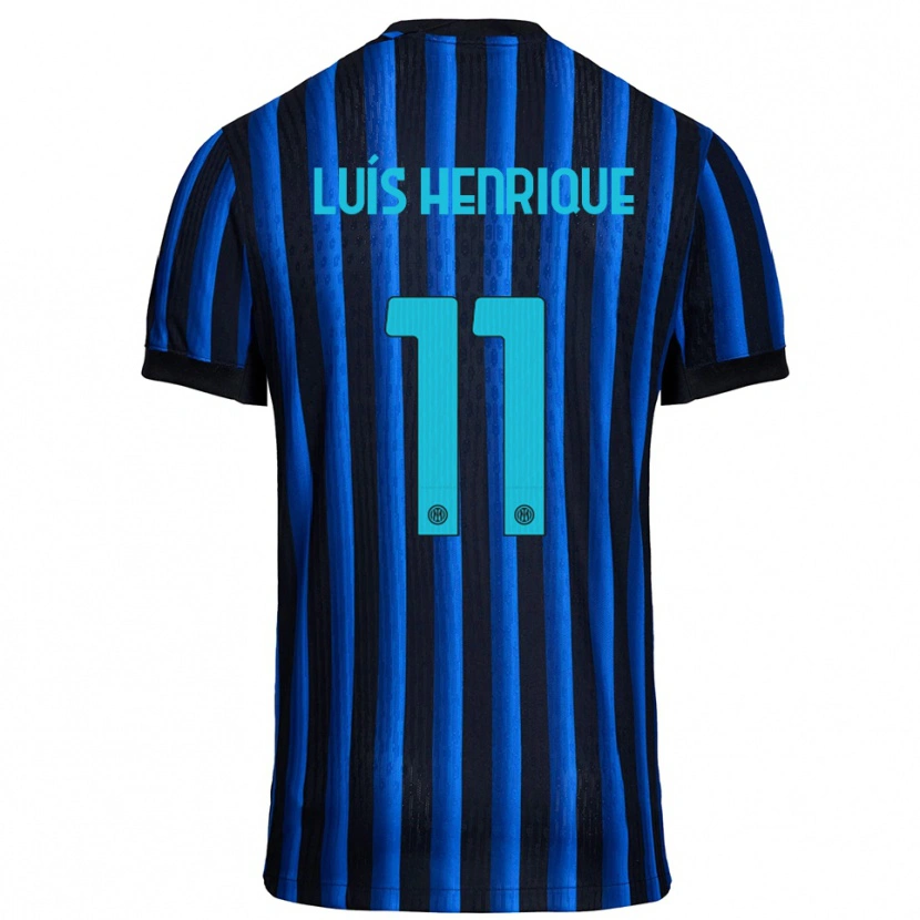 Danxen Criança Camisola Luis Henrique #11 Preto Azul Principal 2025/26 Camisa Brasil