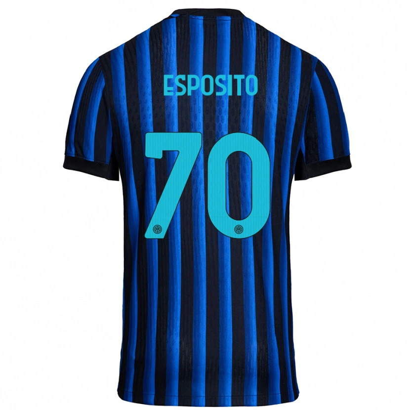 Danxen Criança Camisola Sebastiano Esposito #70 Preto Azul Principal 2025/26 Camisa Brasil