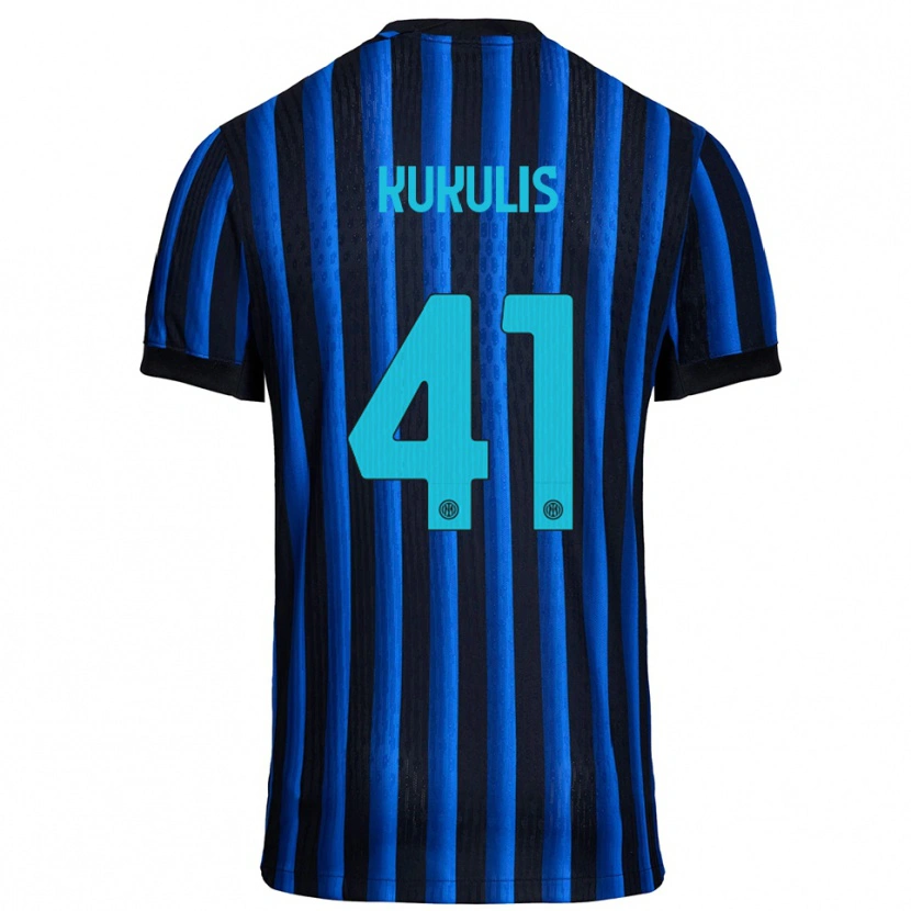 Danxen Criança Camisola Roberts Kukulis #41 Preto Azul Principal 2025/26 Camisa Brasil