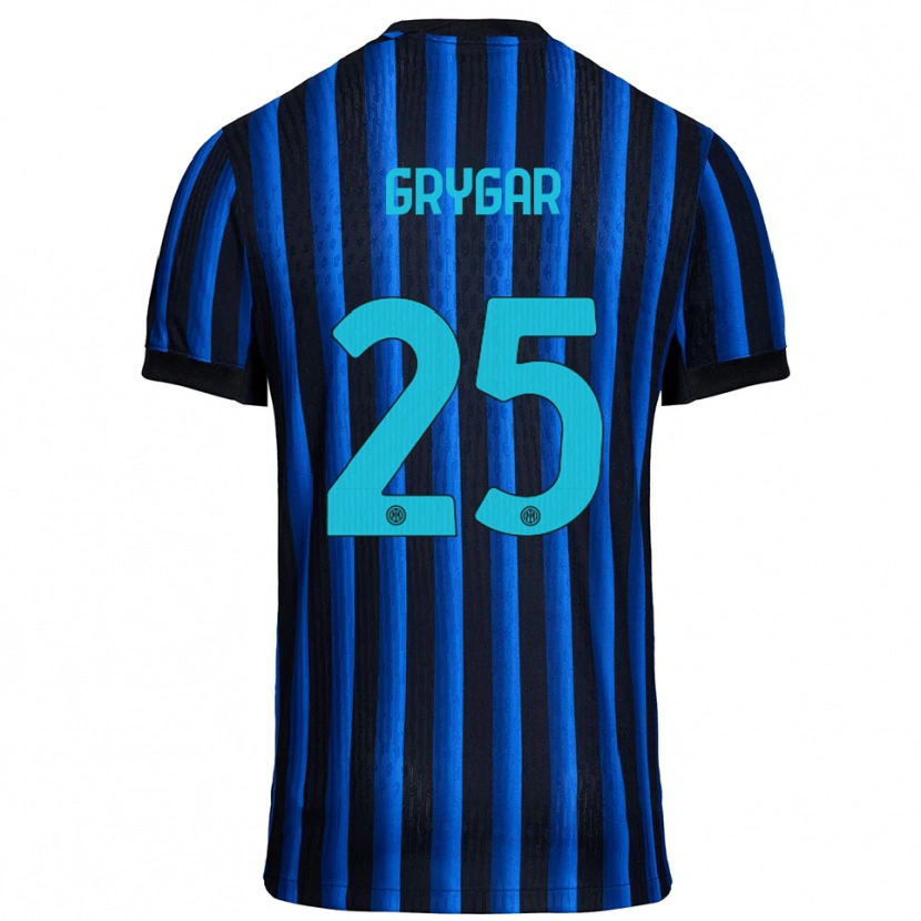 Danxen Criança Camisola Samuel Grygar #25 Preto Azul Principal 2025/26 Camisa Brasil