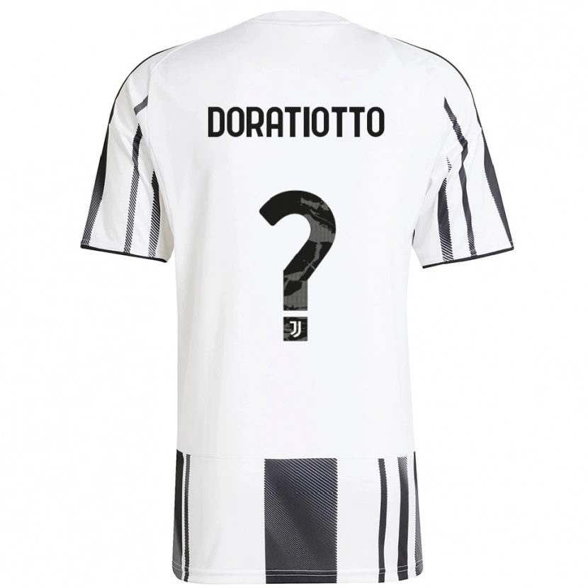 Danxen Criança Camisola Giulio Doratiotto #0 Branco Preto Principal 2025/26 Camisa Brasil