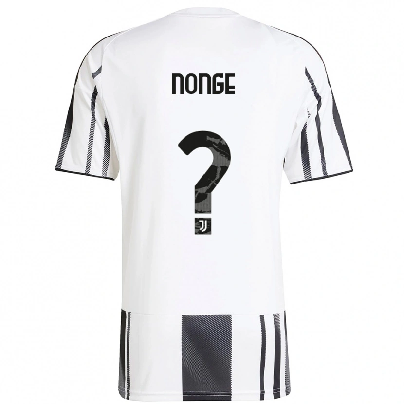 Danxen Criança Camisola Joseph Nonge #0 Branco Preto Principal 2025/26 Camisa Brasil