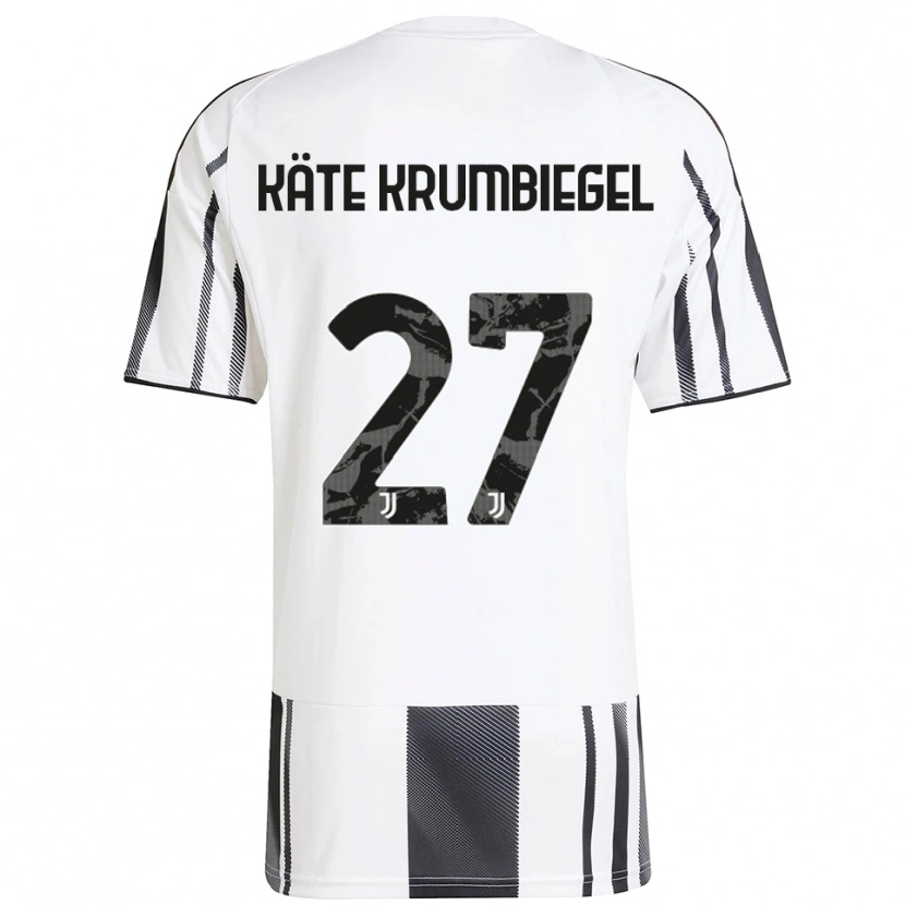 Danxen Criança Camisola Paulina Käte Krumbiegel #27 Branco Preto Principal 2025/26 Camisa Brasil