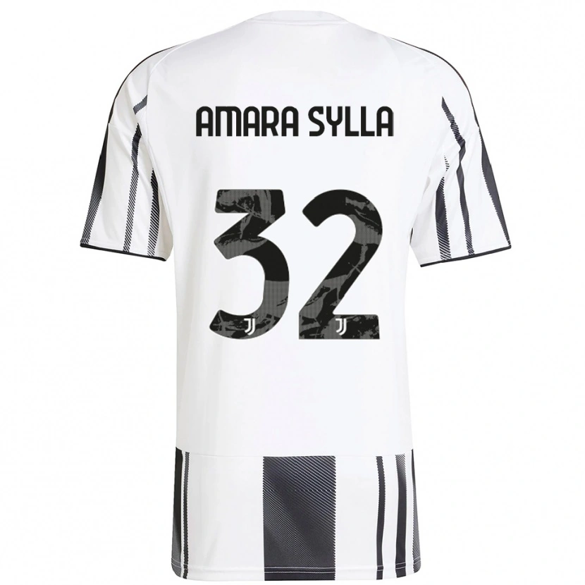 Danxen Criança Camisola Idris Amara Sylla #32 Branco Preto Principal 2025/26 Camisa Brasil