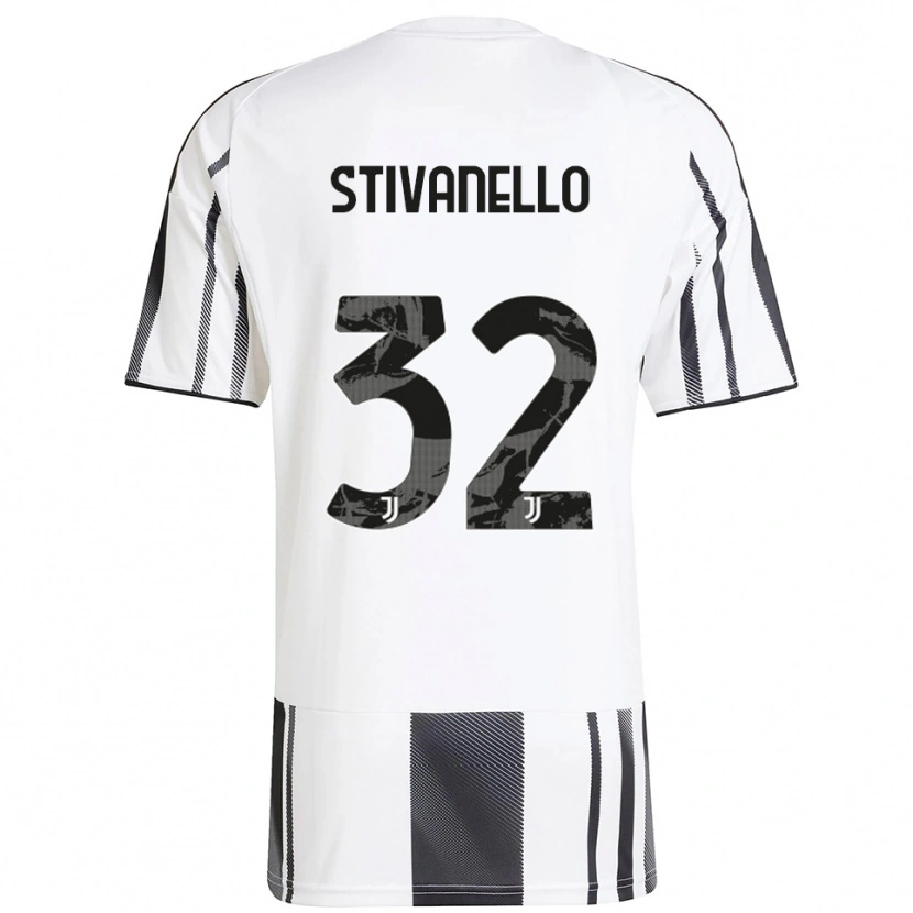 Danxen Criança Camisola Riccardo Stivanello #32 Branco Preto Principal 2025/26 Camisa Brasil