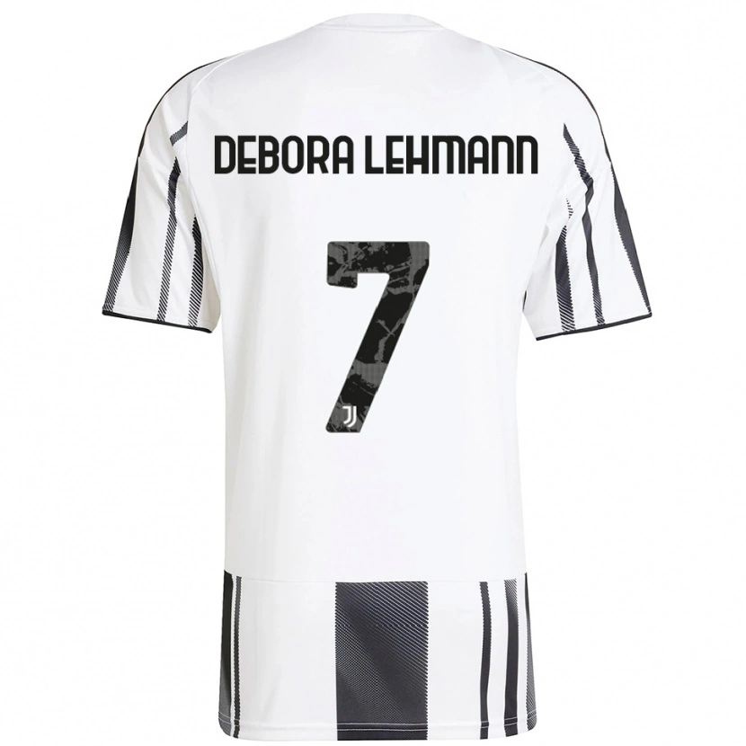 Danxen Criança Camisola Alisha Debora Lehmann #7 Branco Preto Principal 2025/26 Camisa Brasil