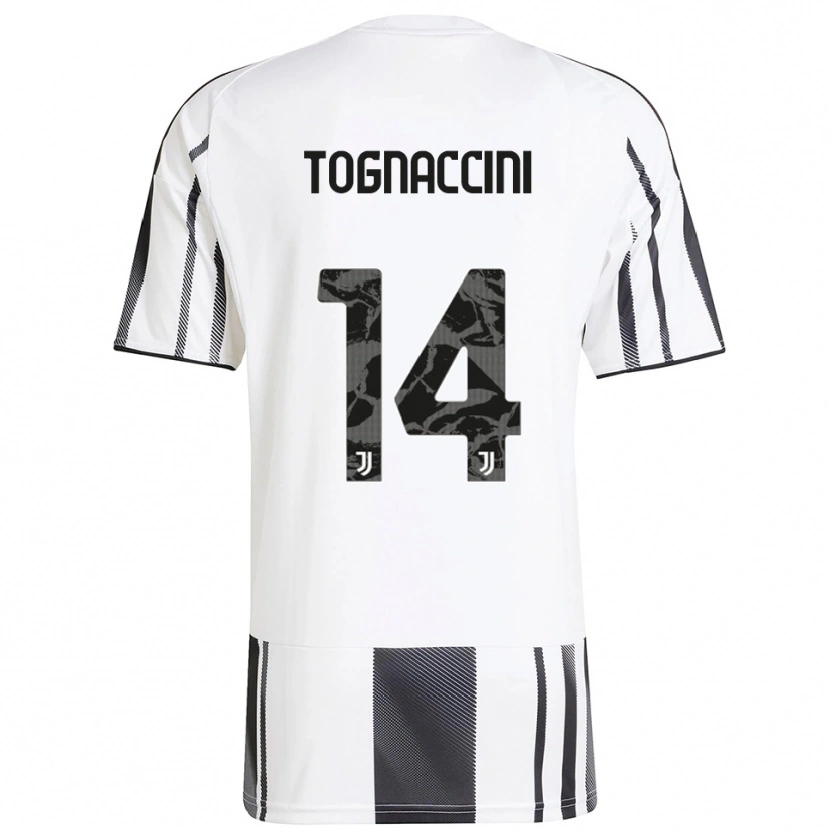 Danxen Criança Camisola Vittorio Tognaccini #14 Branco Preto Principal 2025/26 Camisa Brasil