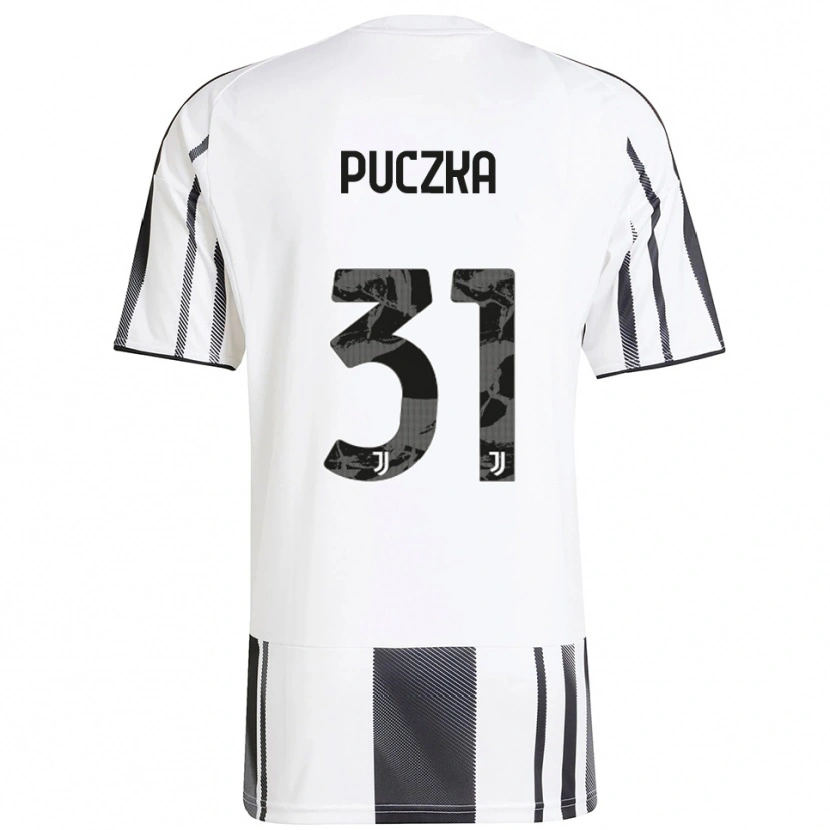 Danxen Criança Camisola David Puczka #31 Branco Preto Principal 2025/26 Camisa Brasil