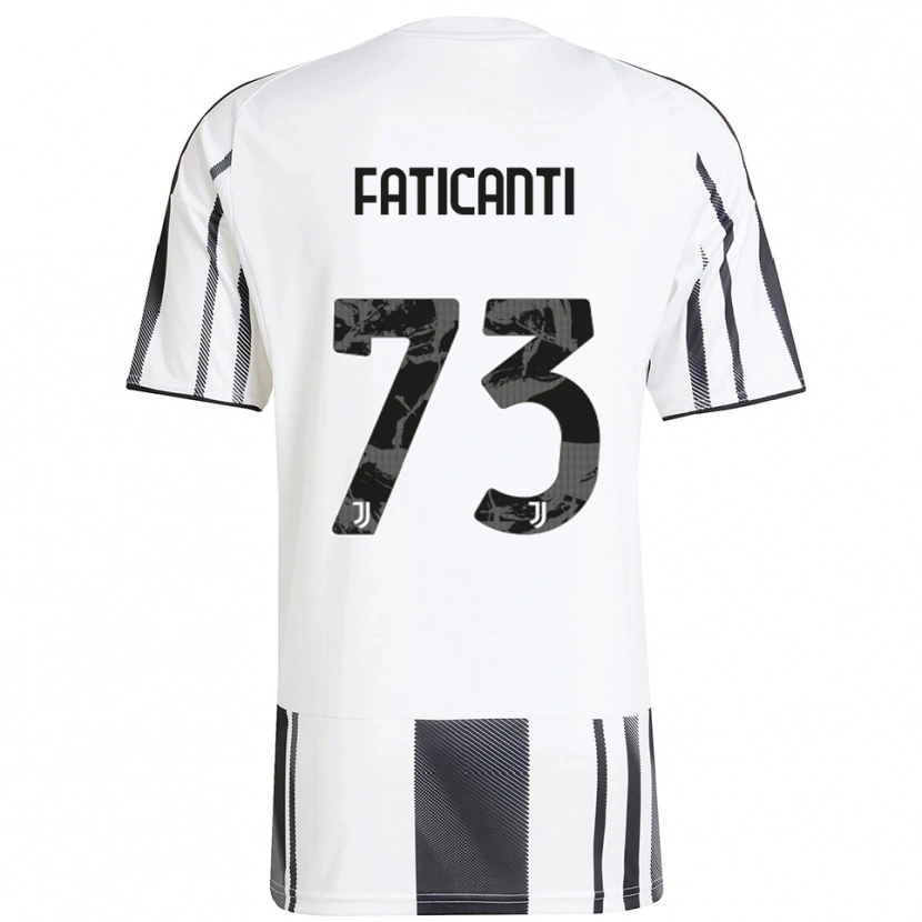 Danxen Criança Camisola Giacomo Faticanti #73 Branco Preto Principal 2025/26 Camisa Brasil