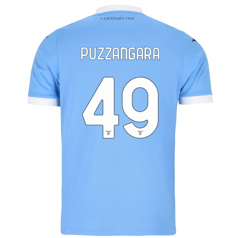 Danxen Criança Camisola Angelo Antonio Puzzangara #49 Azul Celeste Branco Principal 2025/26 Camisa Brasil