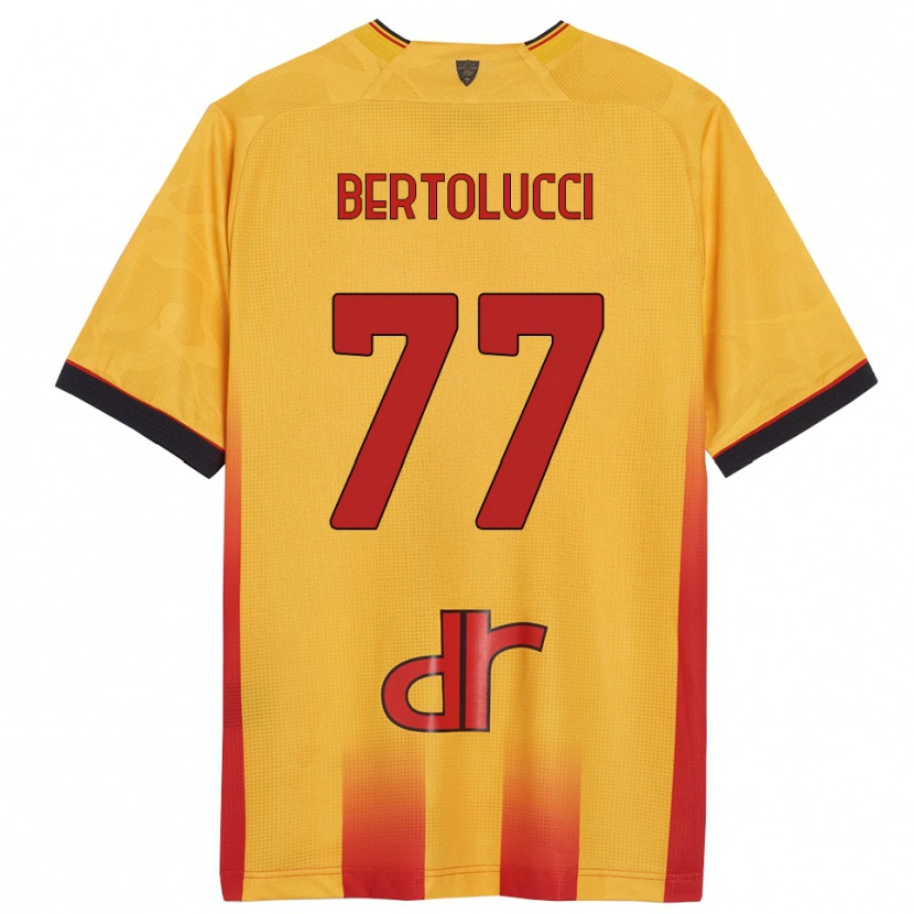 Danxen Criança Camisola Sandro Bertolucci #77 Amarelo Laranja Principal 2025/26 Camisa Brasil