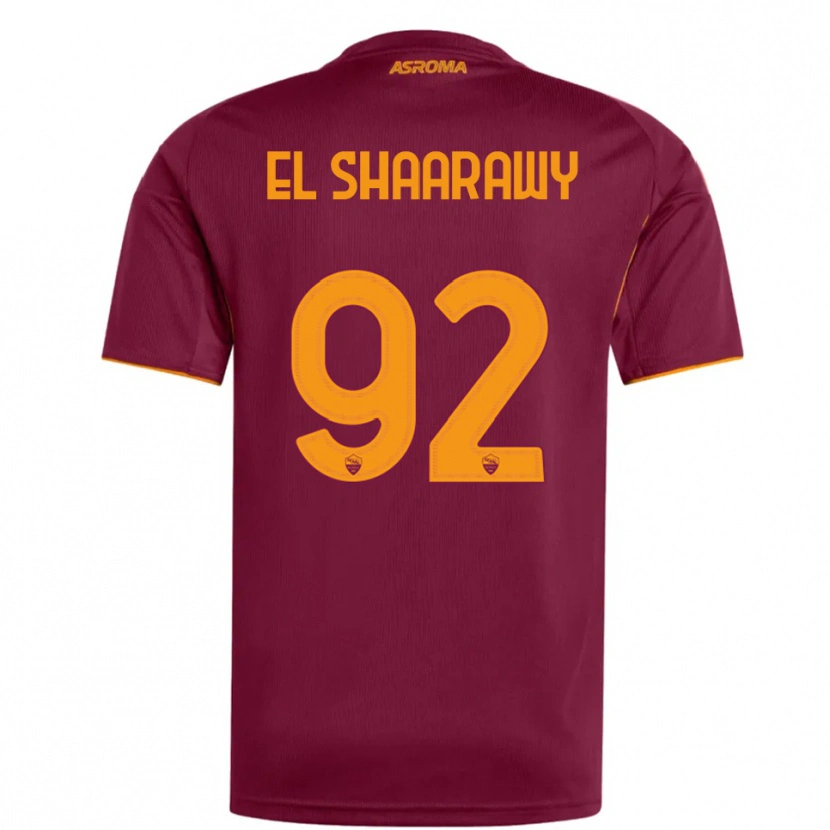 Danxen Criança Camisola Stephan El Shaarawy #92 Borgonha Laranja Principal 2025/26 Camisa Brasil