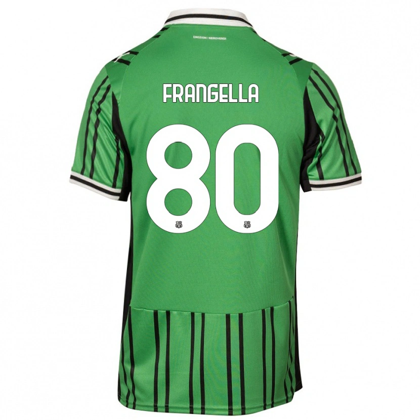 Danxen Criança Camisola Christian Frangella #80 Verde Preto Principal 2025/26 Camisa Brasil