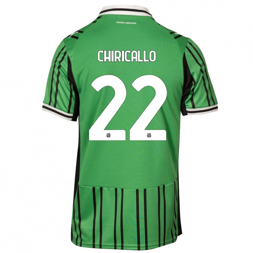 Danxen Criança Camisola Giovanni Chiricallo #22 Verde Preto Principal 2025/26 Camisa Brasil