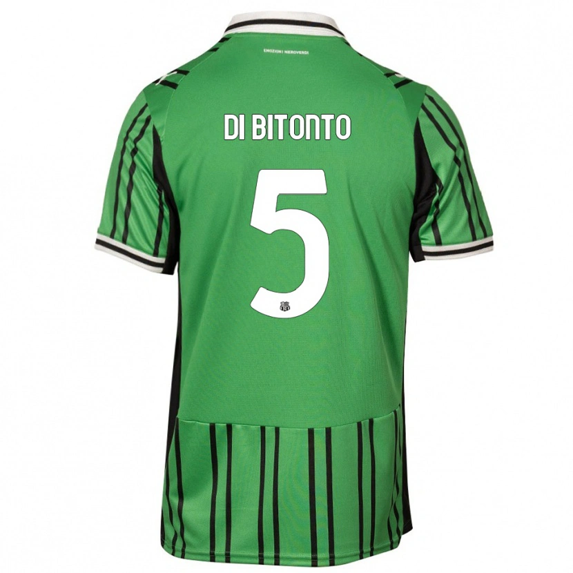 Danxen Criança Camisola Alessandro Di Bitonto #5 Verde Preto Principal 2025/26 Camisa Brasil