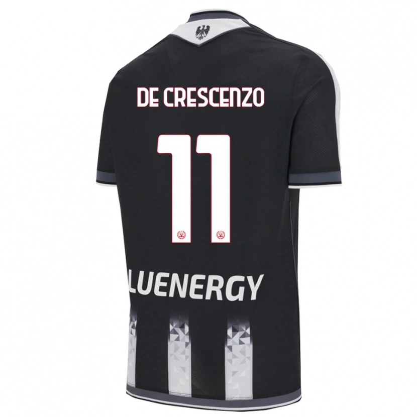 Danxen Criança Camisola Marco De Crescenzo #11 Preto Branco Principal 2025/26 Camisa Brasil