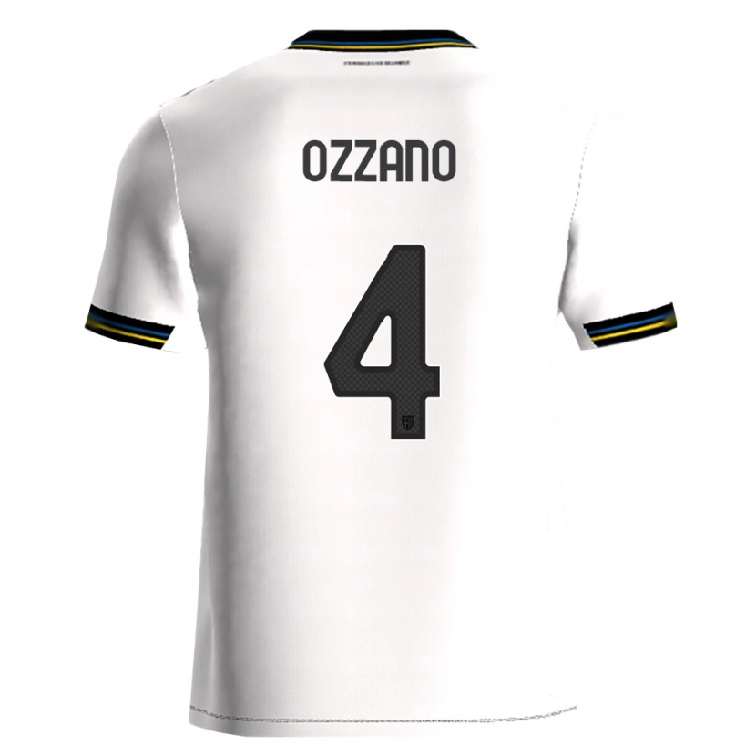 Danxen Criança Camisola Roberto Ozzano #4 Branco Preto Principal 2025/26 Camisa Brasil