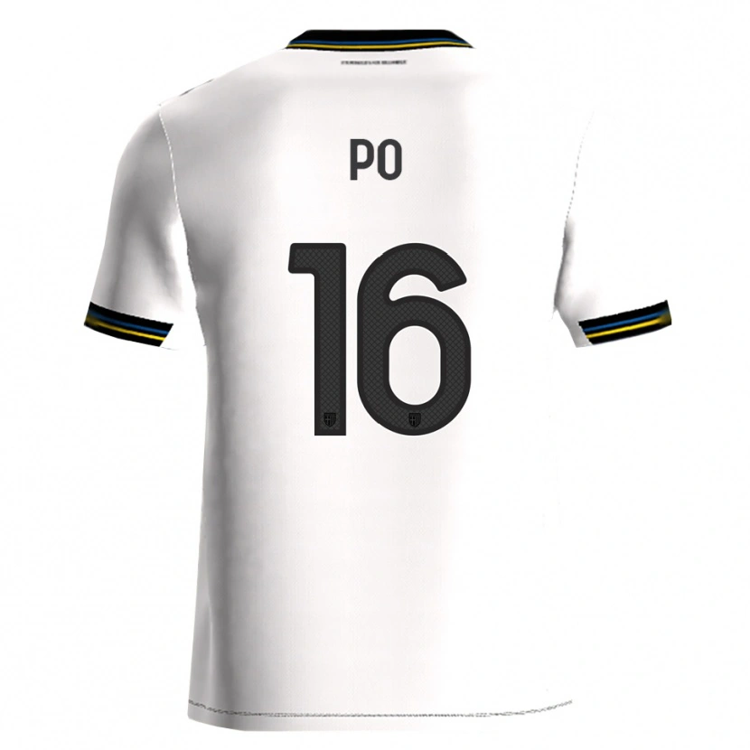 Danxen Criança Camisola Federico Po #16 Branco Preto Principal 2025/26 Camisa Brasil