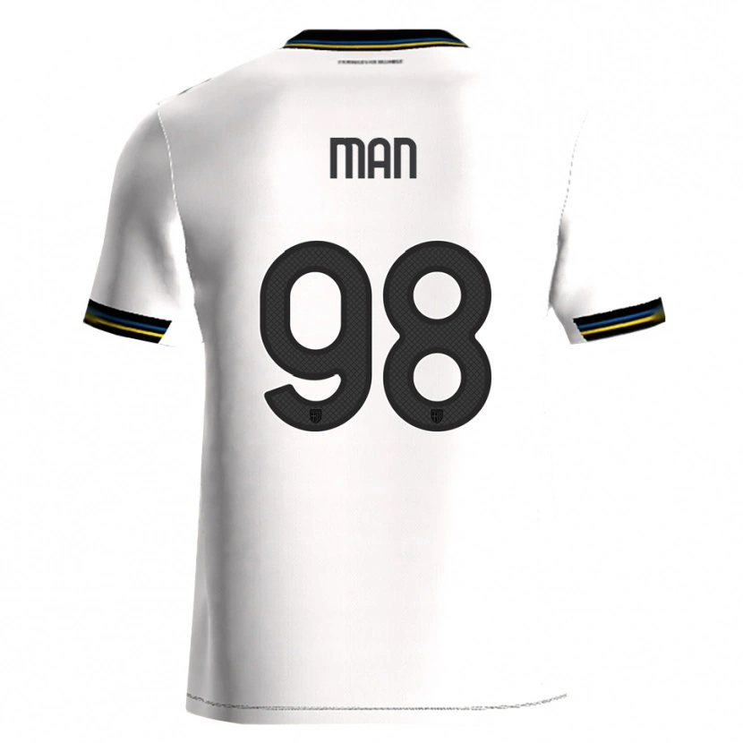 Danxen Criança Camisola Dennis Man #98 Branco Preto Principal 2025/26 Camisa Brasil